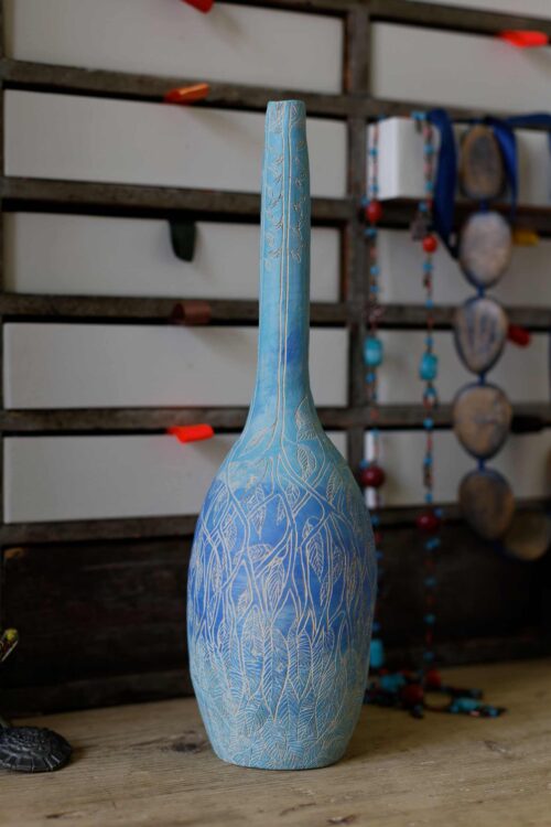 Soliflore "Végétal bleu"