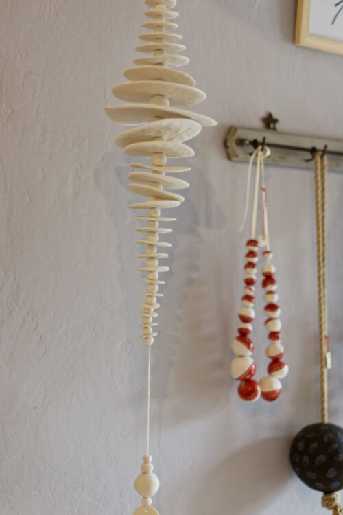 Derviche suspension en porcelaine