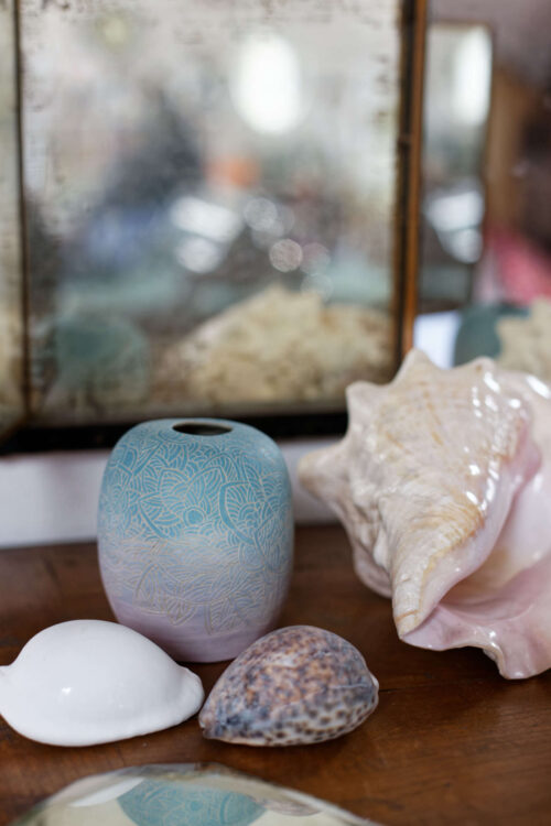 Vase "Douceur lagon"